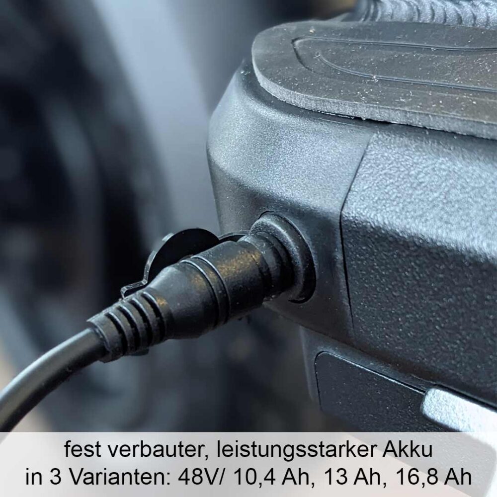 ladekabel am trittbrett eScooter Vmax VX2 Pro eroller elektroroller