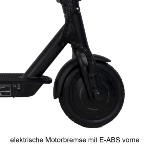 trittbrett kalle escooter elektroscooter detailaufnahme vorderrad