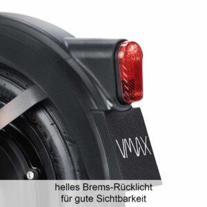 rücklicht eScooter Vmax VX2 Pro eroller elektroroller