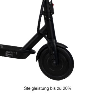 trittbrett kalle escooter elektroscooter detailaufnahme vorderrad