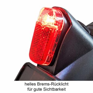 trittbrett kalle escooter elektroscooter detailaufnahme rücklicht