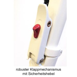 klappmechanismus mit sicherheitshebel elektroroller Trittbrett Emma eScooter