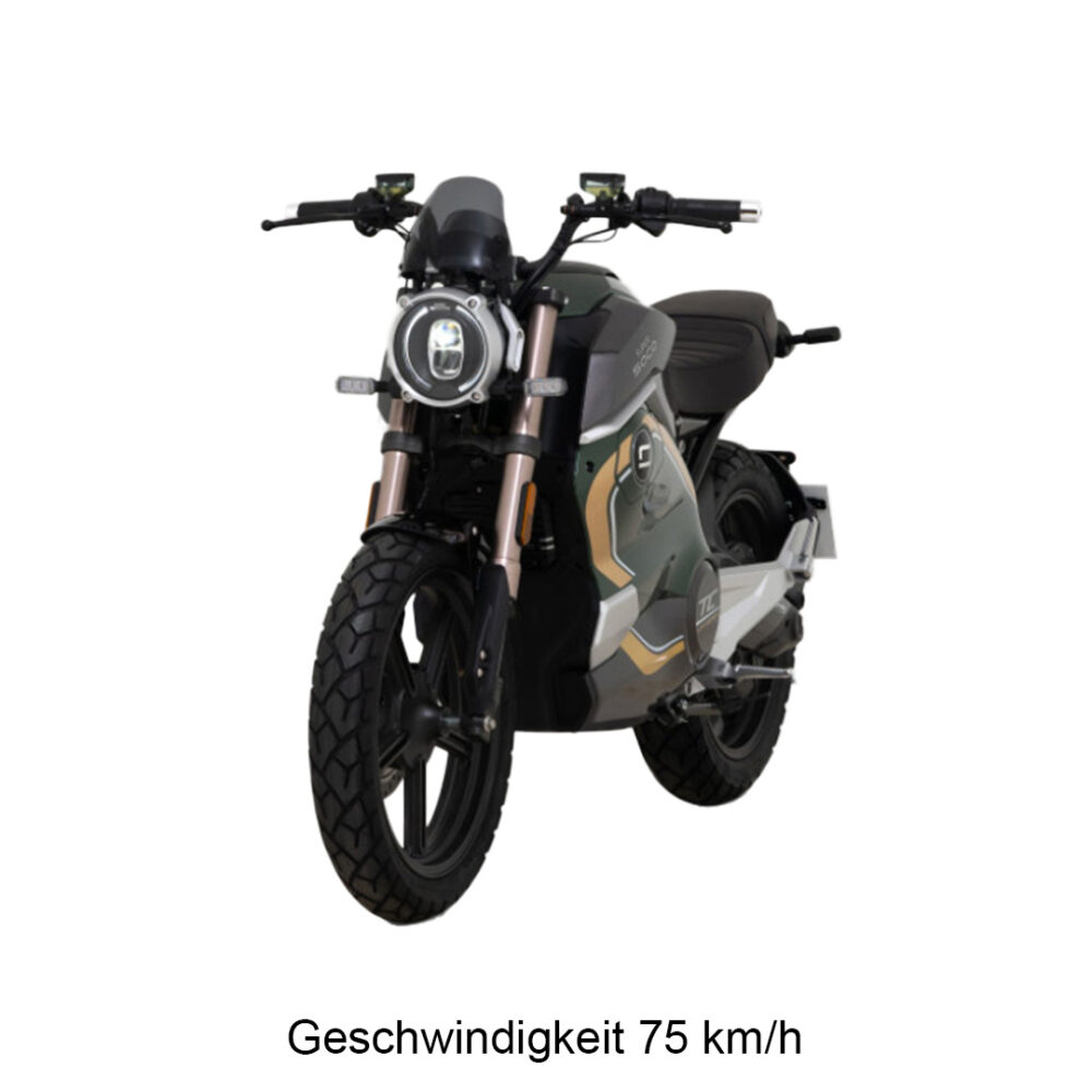 Super Soco TC Wanderer 75 km/h eMotorrad von schräg vorne