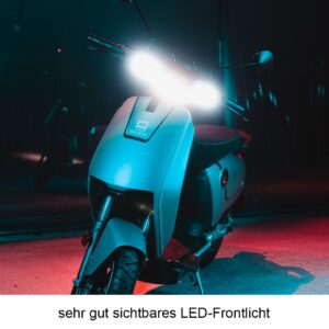 helles Frontlicht Elektroroller Super Soco Cux Eco eRoller