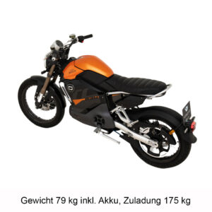 Super Soco TC Max Elektromotorrad Ansicht von schräg oben