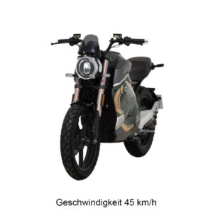 Super Soco TC Wanderer 45 km/h Elektromoped, Ansicht von schräg vorne