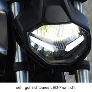 Frontlicht von Super Soco TS Streethunter 45 km/h Elektromotorrad