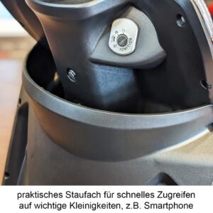 Staufach von Eco Engel 501 Seniorenmobil 25 km/h