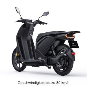 VMoto Citi eRoller in schwarz von schräg hinten