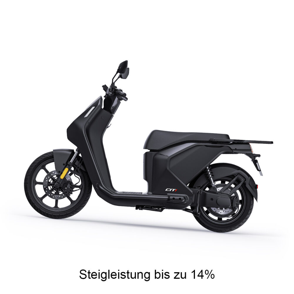 VMoto Citi eRoller in schwarz, Seitenansicht