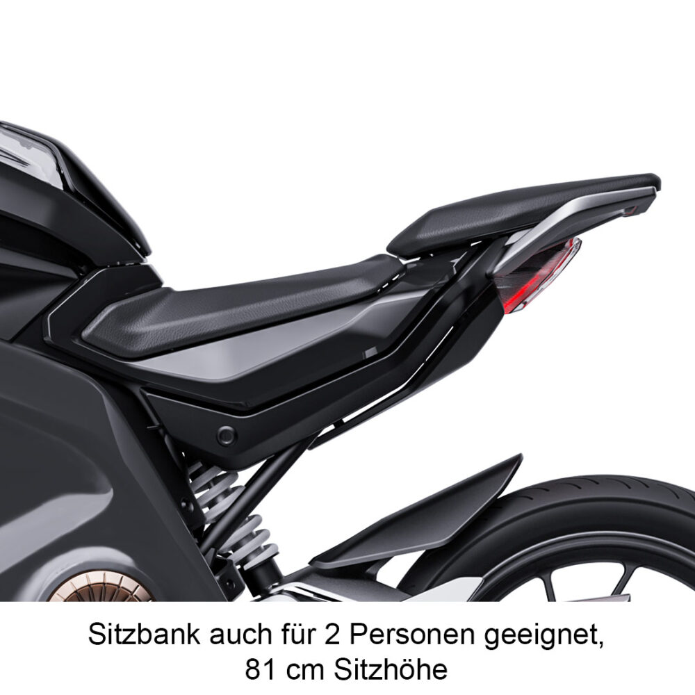 Sitzbank von VMoto Stash 125er eMotorrad