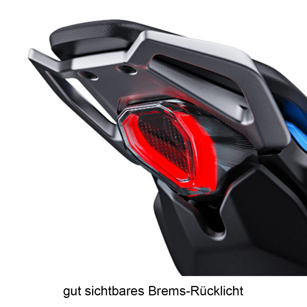 Rücklicht von VMoto Stash 125er eMotorrad