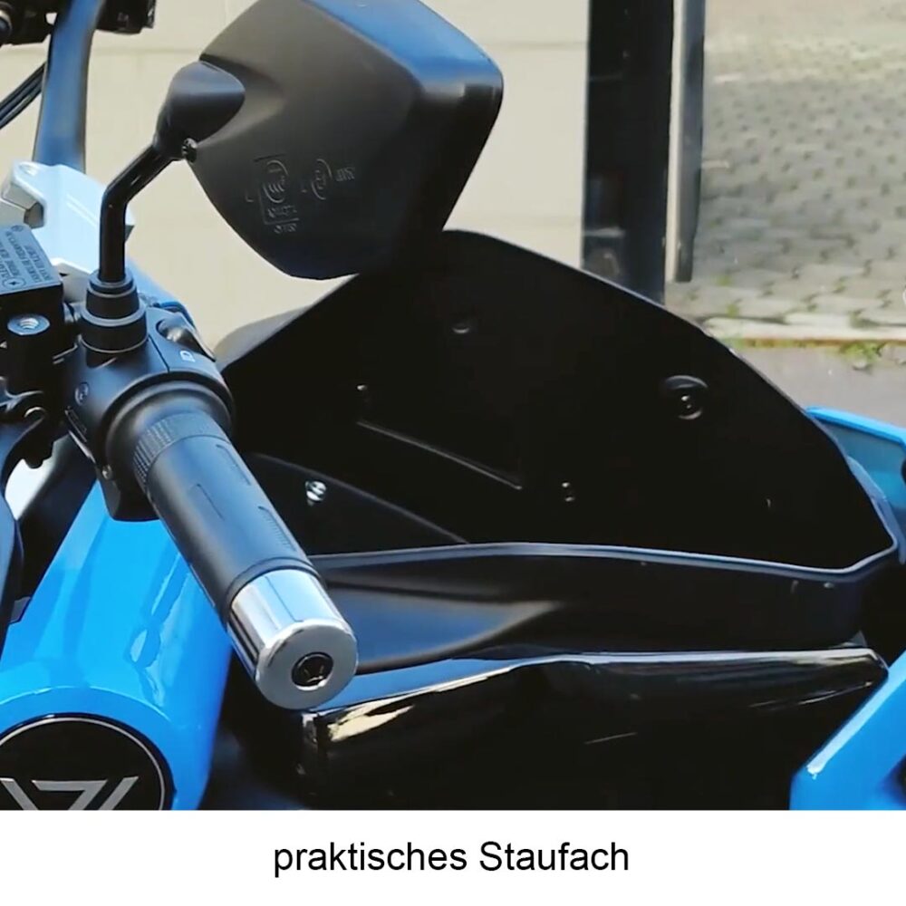 Staufach von VMoto Stash 125er eMotorrad